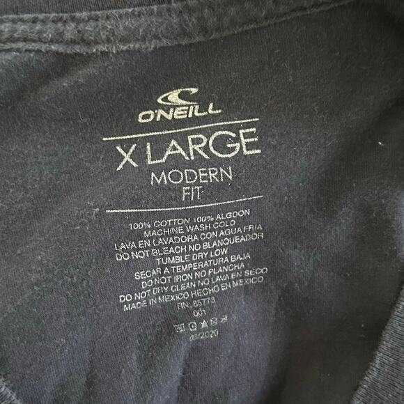 O’Neill Surf Co Men Graphic Surfer Skater T-shirt Retro Casual Navy Blue Size XL - Picture 2 of 4